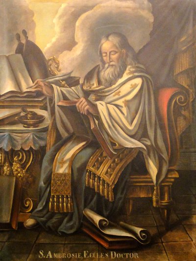 Saint Ambrose by Jesuino do Monte Carmelo